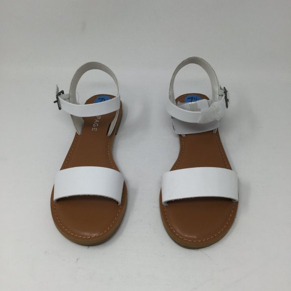 Women's Rampage Open Toe Ankle Strap Sandals, White MACI size 7.5M - Picture 2 of 10